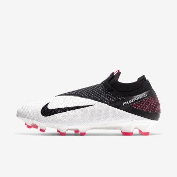 Nike Phantom Vision 2 Elite Dynamic Fit FG - Férfi Focicipő - Fehér/Piros/Fekete